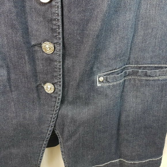 Spanner Blue Cotton Denim Womens Jacket NEW Size 10 w/ tags - Picture 3 of 12